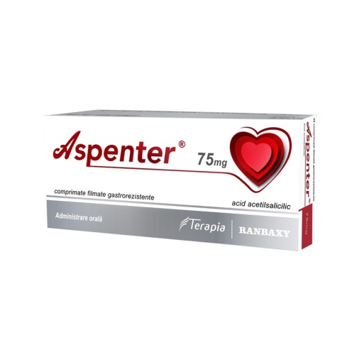 ASPENTER 75MG 28 comprimate