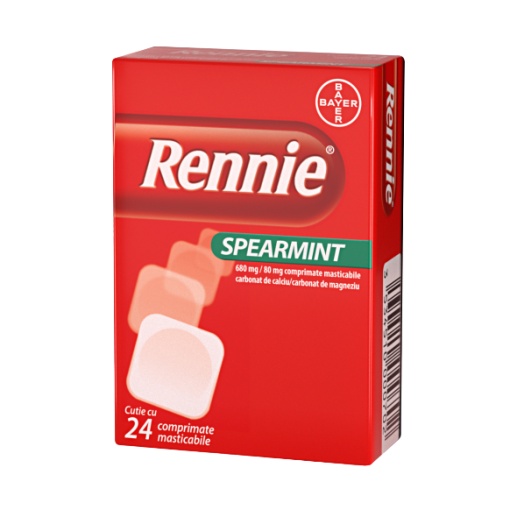 RENNIE SPEARMINT 24 tablete