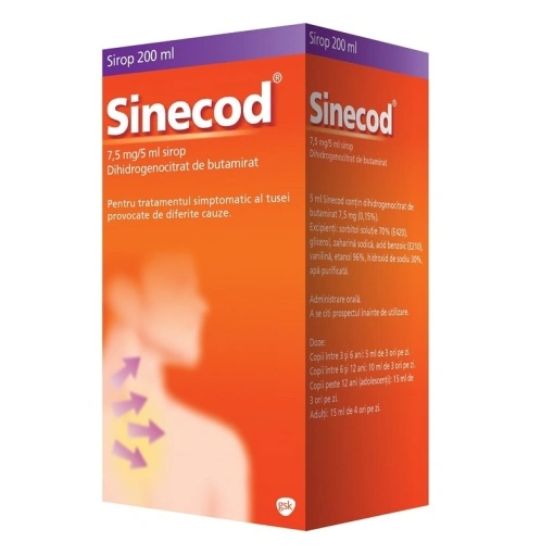 SINECOD 7,5MG/5ML 200 ml soluție