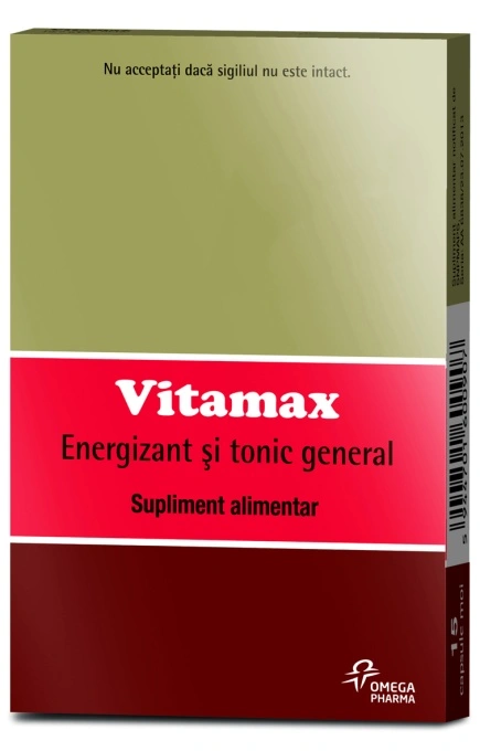 Vitamax capsule 40% reducere la a doua cutie 15 capsule