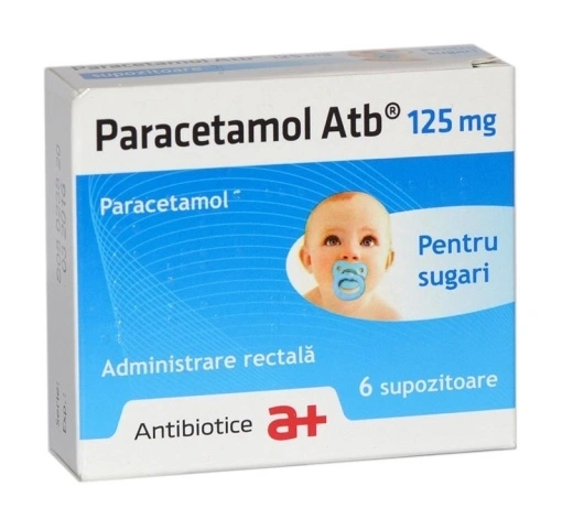 PARACETAMOL 125MG 6 supozitoare