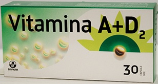 Vitamina A + D2 30 capsule