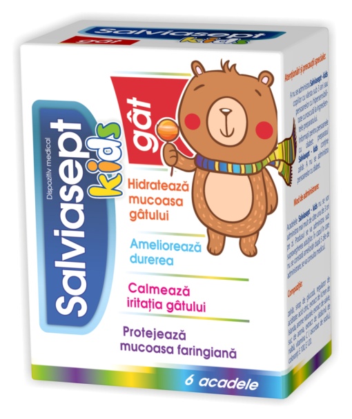 Salviasept Kids Gât 12 acadele