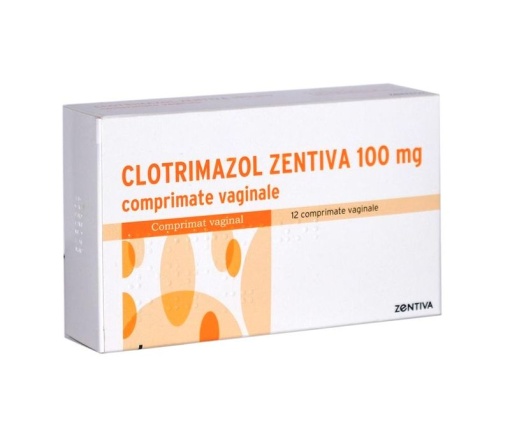 CLOTRIMAZOL 100MG 12 comprimate vaginale
