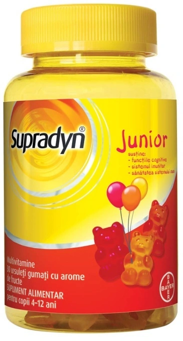 Supradyn Junior ursuleți 30 ursuleti gumati