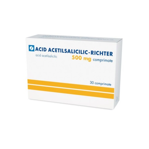 ACID ACETILSALICILIC RICHTER 500MG 30 comprimate