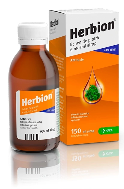HERBION LICHEN DE PIATRĂ 150 ml soluție