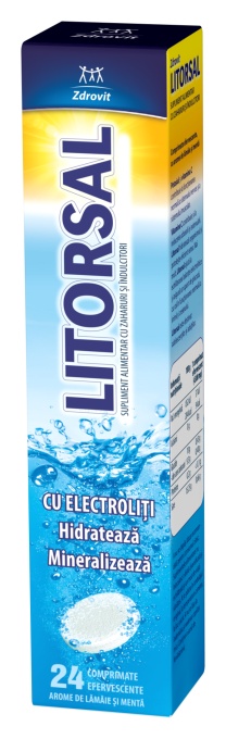 Litorsal electroliţi 24 comprimate efervescente
