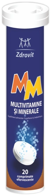 Multivitamine+Minerale 20 comprimate efervescente