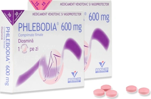 Phlebodia 600 mg 30 comprimate