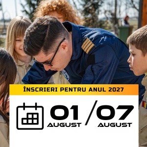 Înscriere Săptămâna 01 August - 07 August 2027