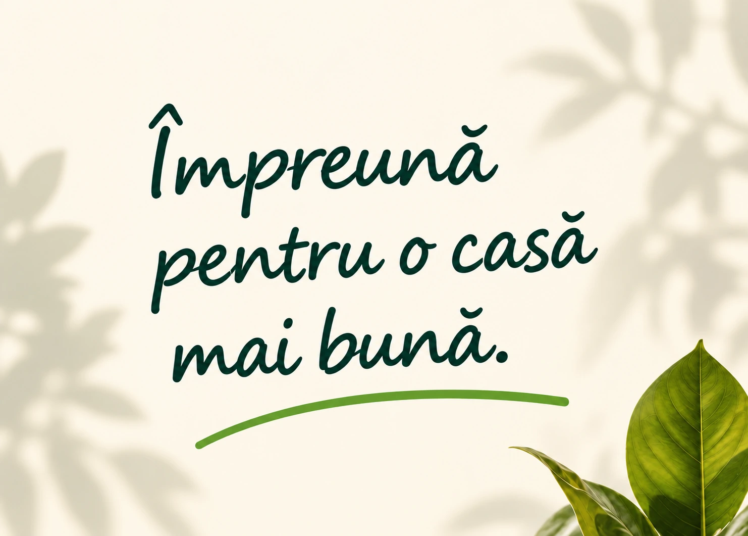 Împreună pentru o casă mai bună