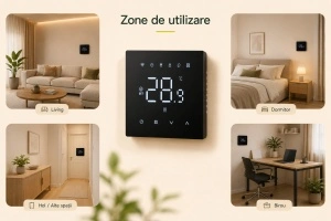 Avatto WT410-BH-3A-B – Termostat Smart WiFi pentru centrală pe gaz - Img 3