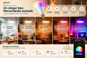 Gosund WB4 – Bec Smart WiFi, RGB - Img 4