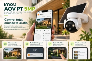 Imou AOV PT KIT - Cameră Video de Exterior 3K cu WiFi+4G si Panou Solar - Img 4