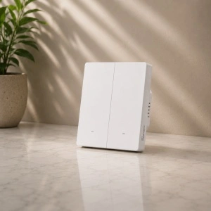 Sonoff M5-2C-80W – Întrerupător Smart WiFi, Matter, 2 canale pentru cadru