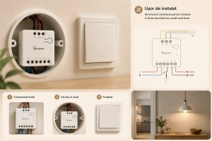 Sonoff MINI-D – Releu Smart WiFi Contact Uscat - Img 5