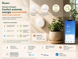 Sonoff SNZB-02P – Senzor Temperatură și Umiditate Zigbee - Img 3