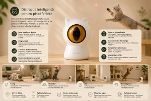 Laser inteligent pentru jocul câinelui / pisicii Petoneer Smart Dot - Img 2