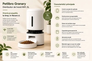 Petlibro Granary Distribuitor de Hrană WiFi, 5L - Img 2