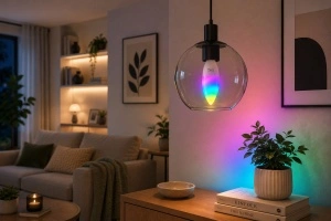 Set Nous P4 – Set 2 Becuri Smart WiFi, E14, RGB - Img 3