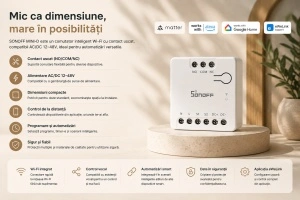 Sonoff MINI-D – Releu Smart WiFi Contact Uscat - Img 2