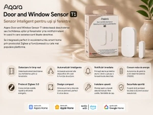 Aqara T1 – Senzor Ușă/Fereastră Zigbee, Apple Home - Img 2