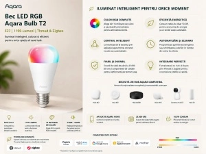 Aqara T2 – Bec Smart Zigbee, E27, RGB - Img 2