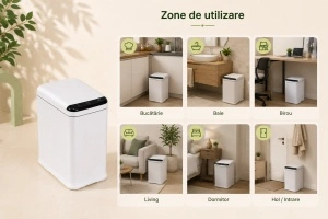 Cos de Gunoi Automat Rovotec SD-809 cu Senzor/Touch 9L - Img 3