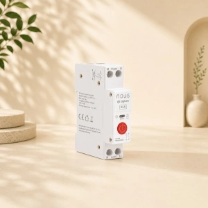 Nous D3Z – Siguranță Inteligentă pe Șină DIN, Zigbee 25A, Monitorizare Consum