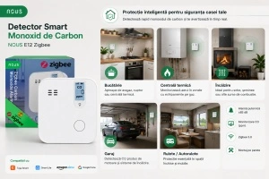 Nous E12 – Detector/Senzor Monoxid de Carbon Zigbee - Img 3