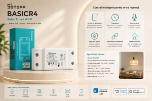 Sonoff BASICR4 – Releu Smart WiFi - Img 2