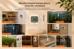 Sonoff SNZB-02LD – Senzor Temperatură cu Sondă Externă, Zigbee - Img 3