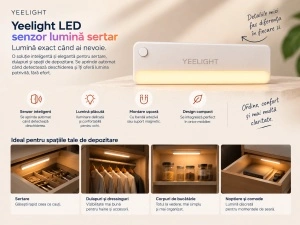 Yeelight LED Sensor Drawer Light – Lumină de Sertar cu Senzor - Img 2