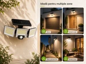 MustWin UT88268 - Lampă Solară LED pentru Exterior - Img 3