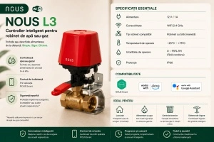 Nous L3 – Electrovalvă inteligentă WiFi - Img 2