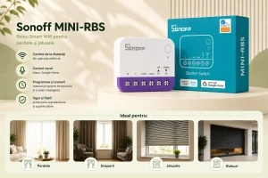Sonoff MINI-RBS – Releu Perdele/Jaluzele WiFi - Img 3