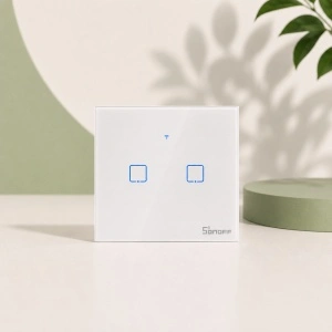 Sonoff T1 EU TX – Întrerupător Inteligent, 2 Canale WiFi