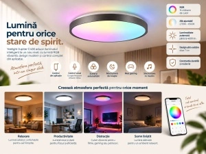 Yeelight Jupiter C400 – Plafonieră Inteligentă RGB - Img 2