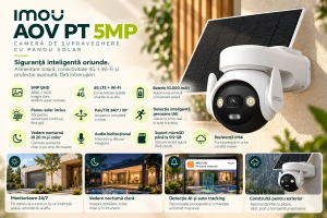 Imou AOV PT KIT - Cameră Video de Exterior 3K cu WiFi+4G si Panou Solar - Img 2