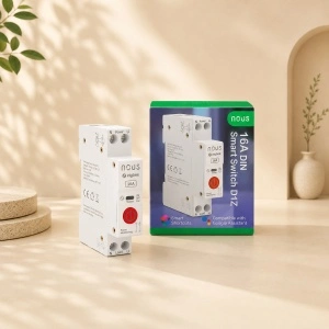 Nous D1Z – Siguranță inteligentă Zigbee, 16A, 1 canal, Monitorizare energie, Montare pe sina DIN - Img 4