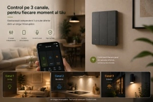 Sonoff M5-3C-86 – Întrerupător Smart Wifi, 3 canale - Img 4