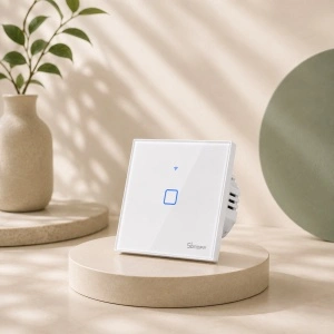 Sonoff T1 EU TX – Întrerupător Inteligent WiFi + RF 433, 1 Canal