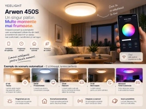 Yeelight Arwen 450S – Plafonieră inteligentă RGB - Img 4