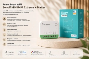 Sonoff MINIR4M – Releu Smart WiFi, Matter - Img 2