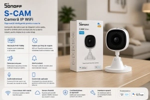 Sonoff S-CAM – Cameră Smart Interior WiFi - Img 2