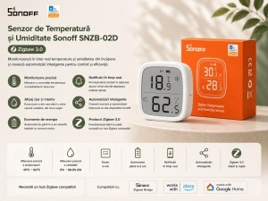 Sonoff SNZB-02D – Senzor Temperatură și Umiditate Zigbee - Img 2