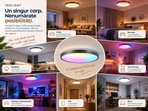 Yeelight Jupiter C400 – Plafonieră Inteligentă RGB - Img 3