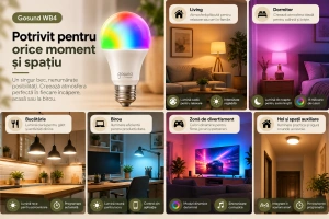 Gosund WB4 – Bec Smart WiFi, RGB - Img 3