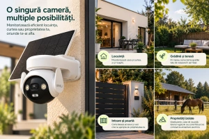 Imou AOV PT KIT - Cameră Video de Exterior 3K cu WiFi+4G si Panou Solar - Img 3